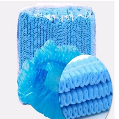 企普 100只 一次性無紡布帽子 藍(lán)色 計(jì)價(jià)單位:包