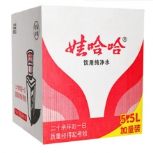 娃哈哈 純凈水飲用水 5.5L*4桶裝計價單位：箱