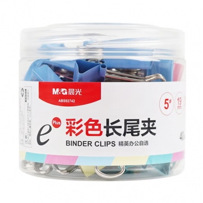 晨光 ABS92742 彩色19mm長(zhǎng)尾夾
